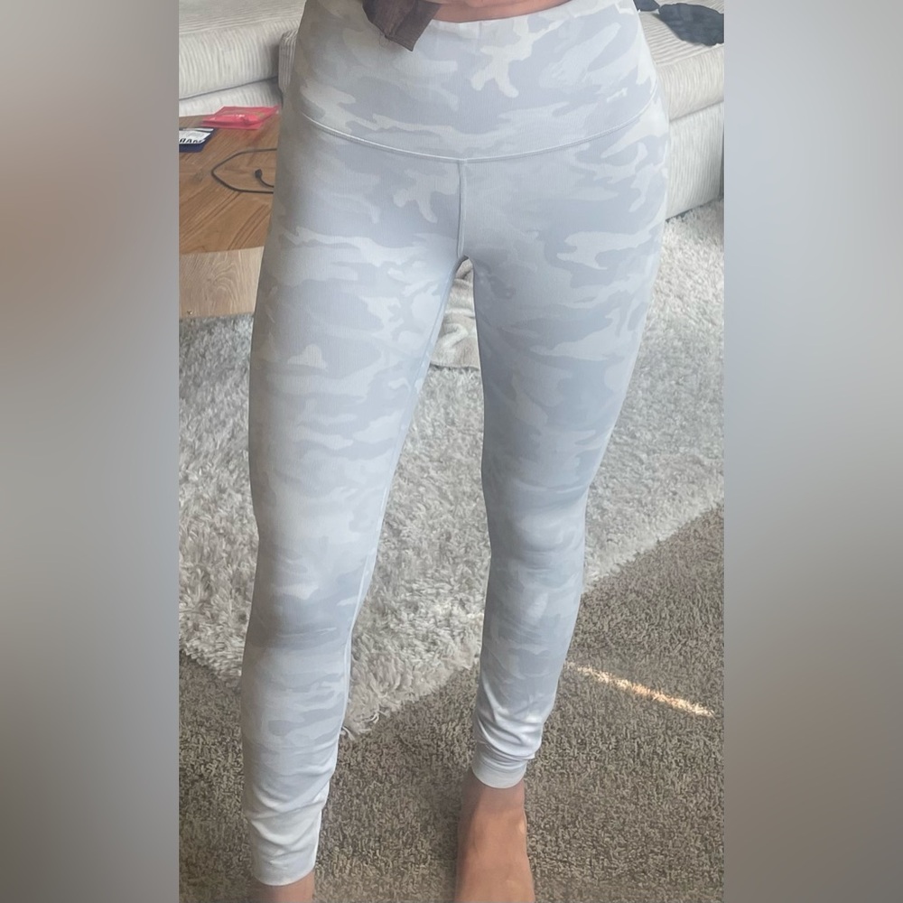 lululemon athletica Gray Camo Leggings